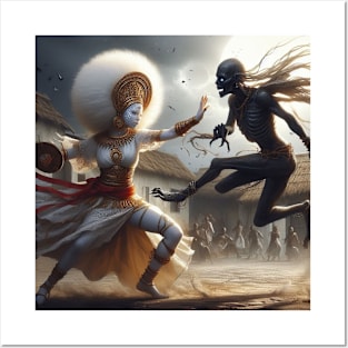 African warrior goddess Posters and Art